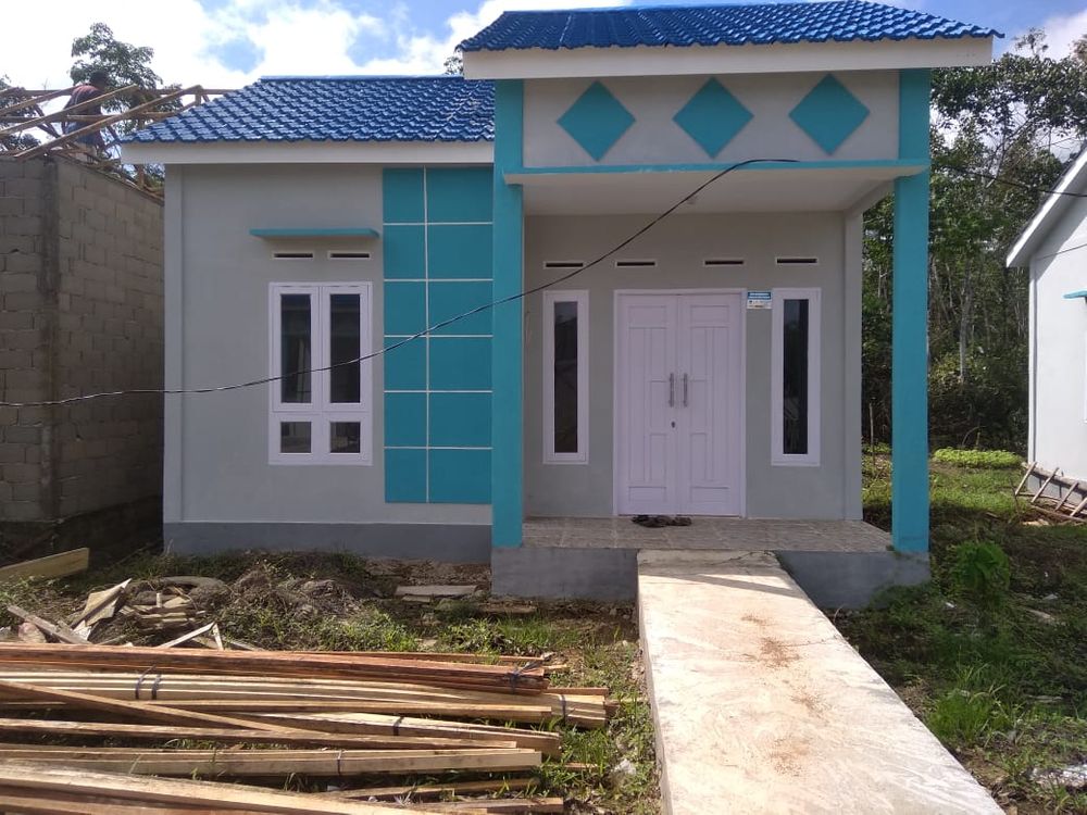 foto tampak rumah tipe 36 perumahan GRAND ANDIKA  9 TAHAP 2