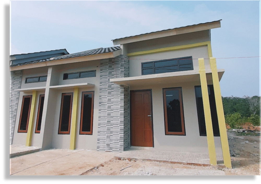 foto tampak rumah tipe 36 perumahan Griya Murak Asri