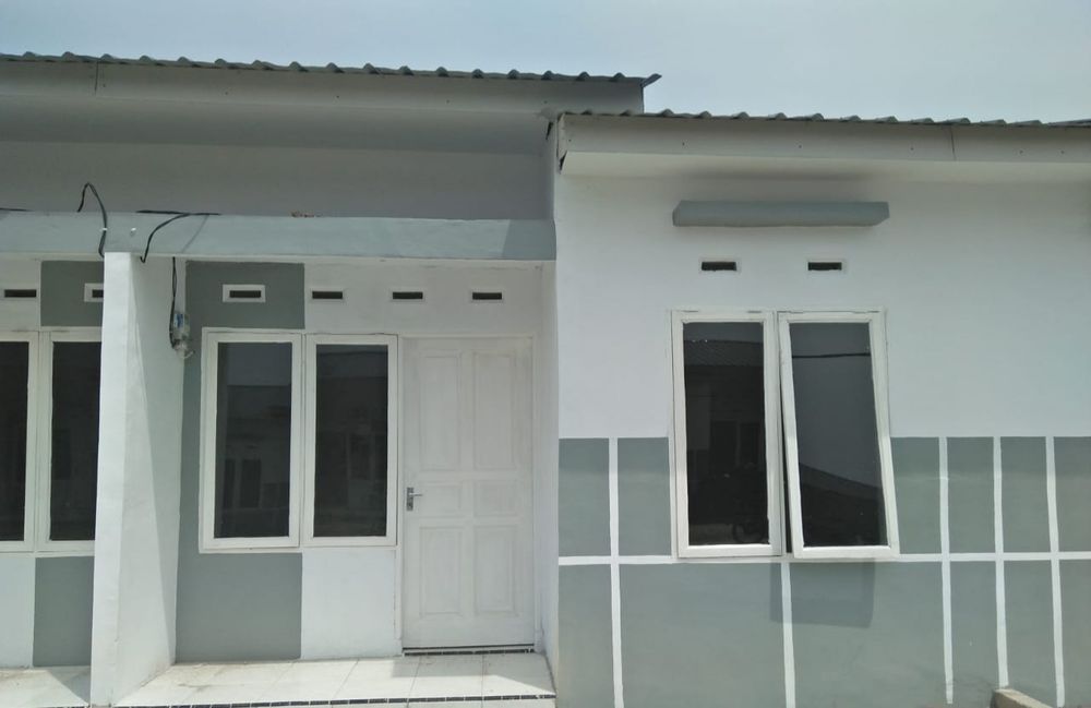 foto tampak rumah tipe 36 perumahan Mulia Residence 3