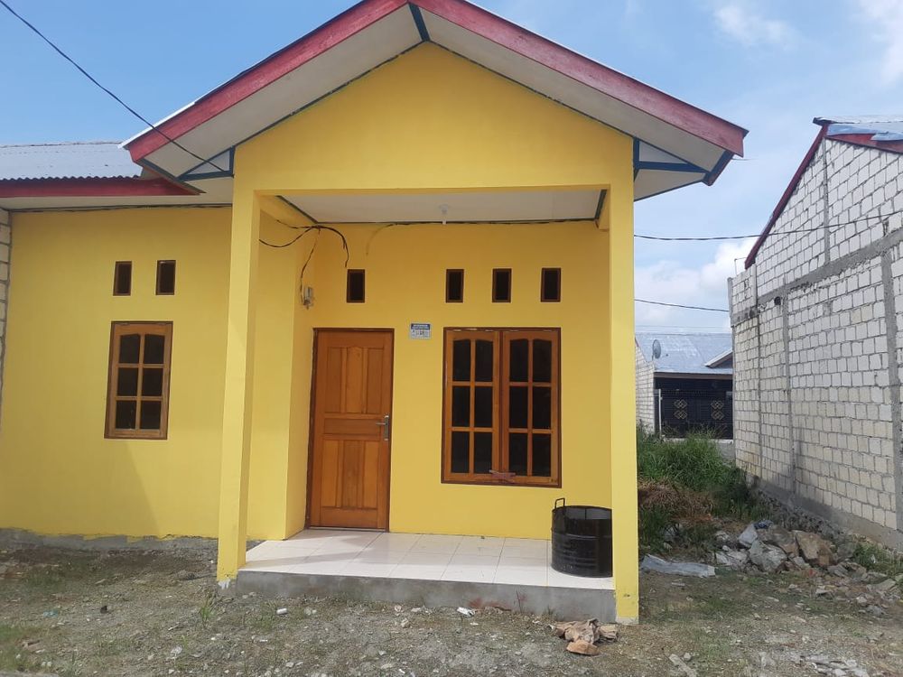 foto tampak rumah tipe 36/99 perumahan JOKO INDAH