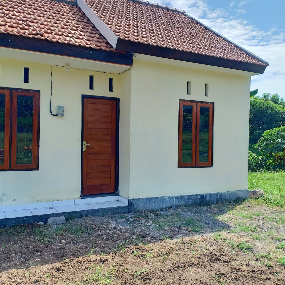 foto tampak rumah tipe 30/80 perumahan Alam Permai Kaliasem