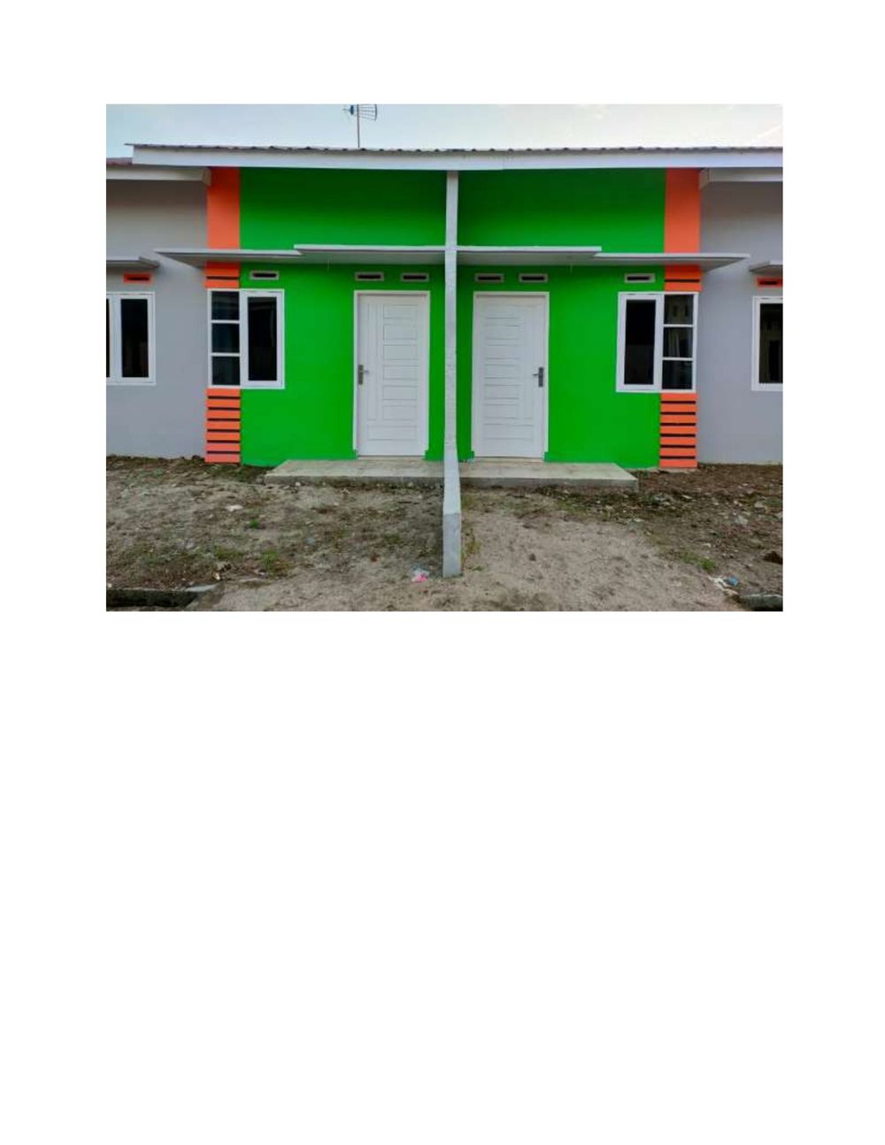 foto tampak rumah tipe 36/84 perumahan GRIYA GUNUNG PARA