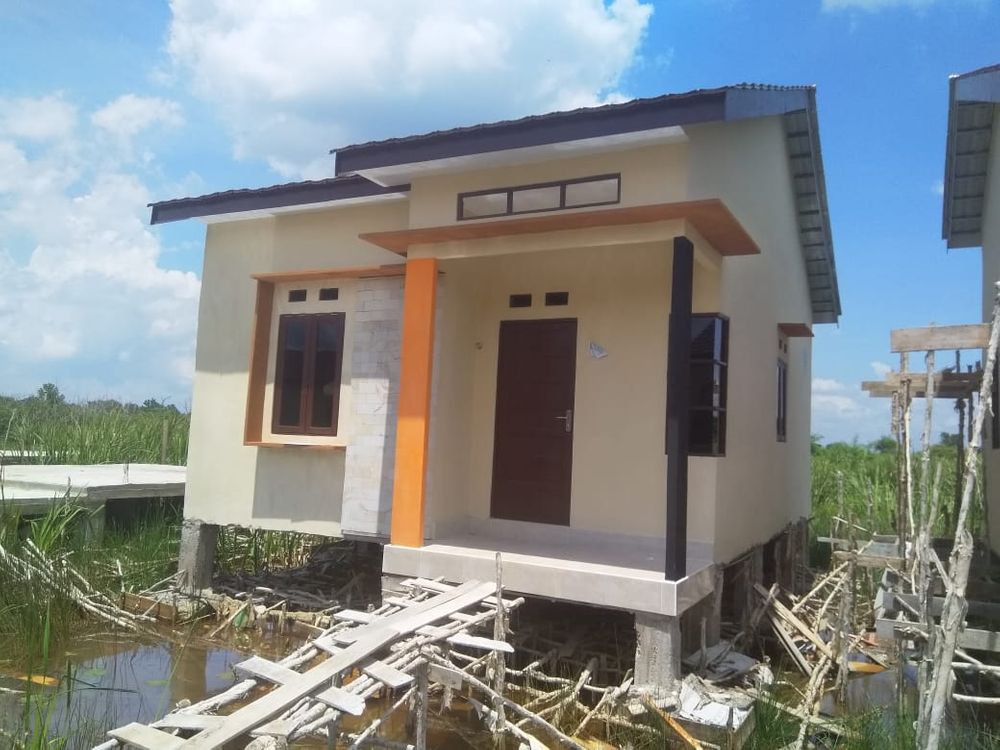 foto tampak rumah tipe Subsidi perumahan FANAMA INDAH PERMAI