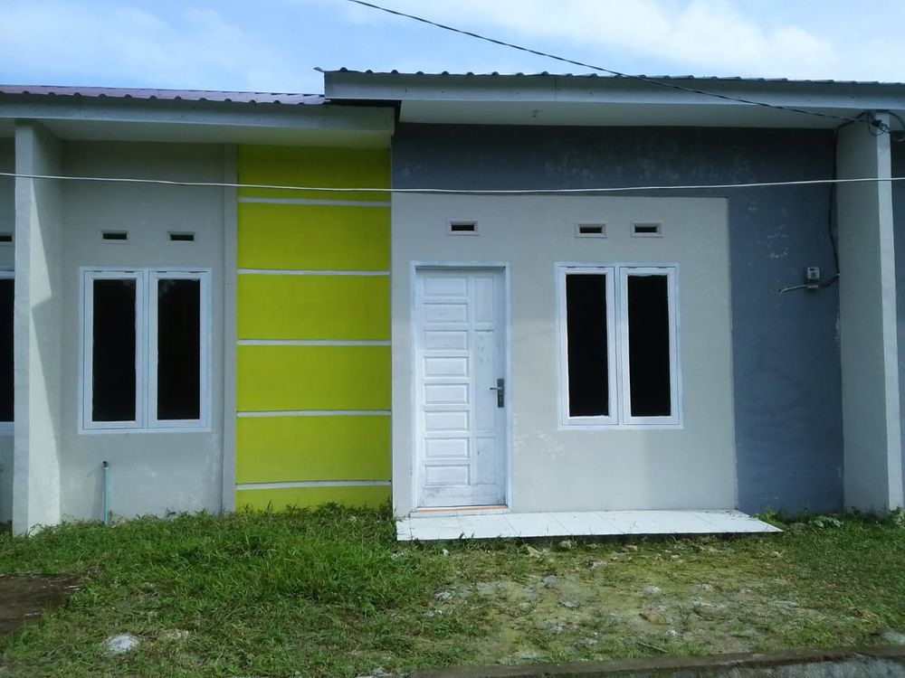 foto tampak rumah tipe 36 perumahan Griya Deli Indah