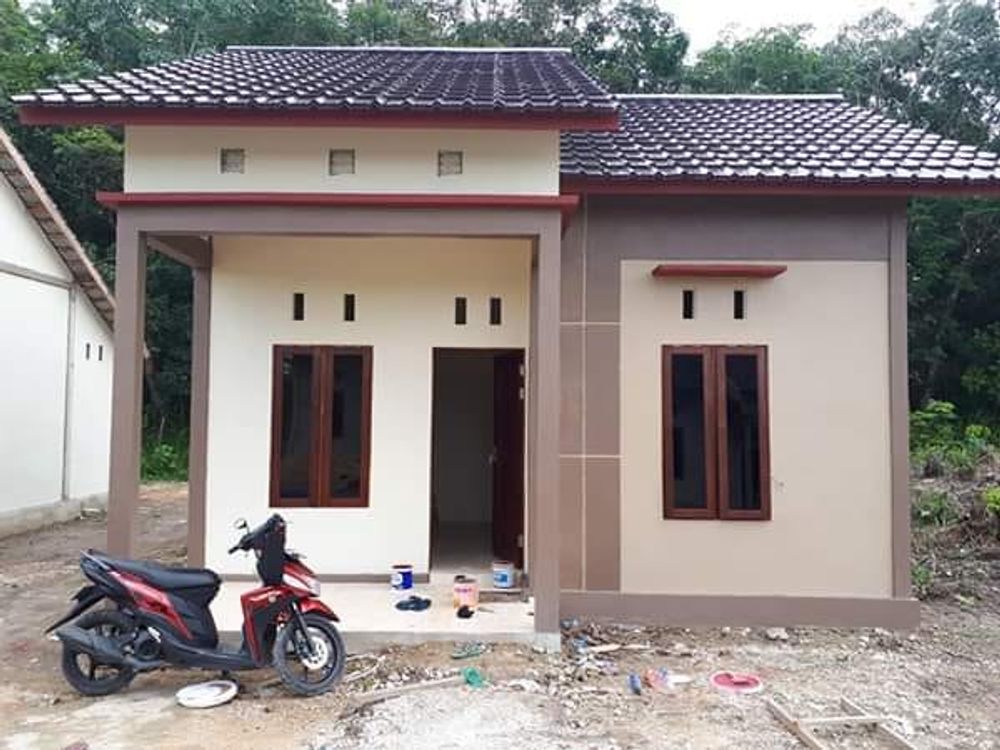 foto tampak rumah tipe 36/200 perumahan Ernasa Asri
