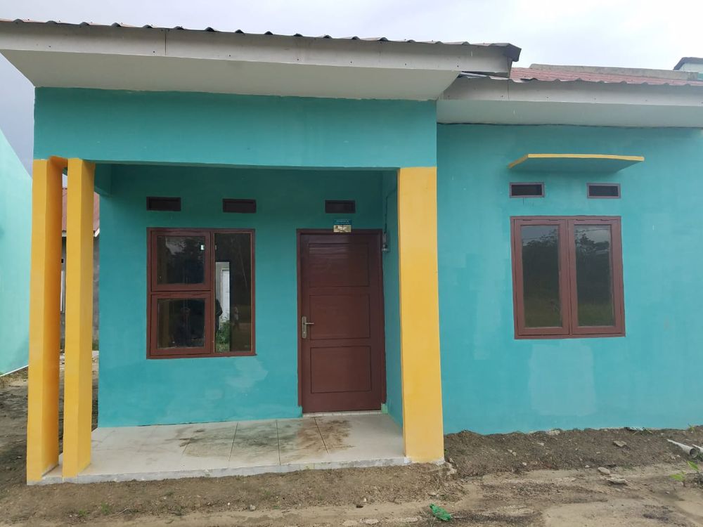 foto tampak rumah tipe 36/108 perumahan RIDAN PERMAI REGENCY