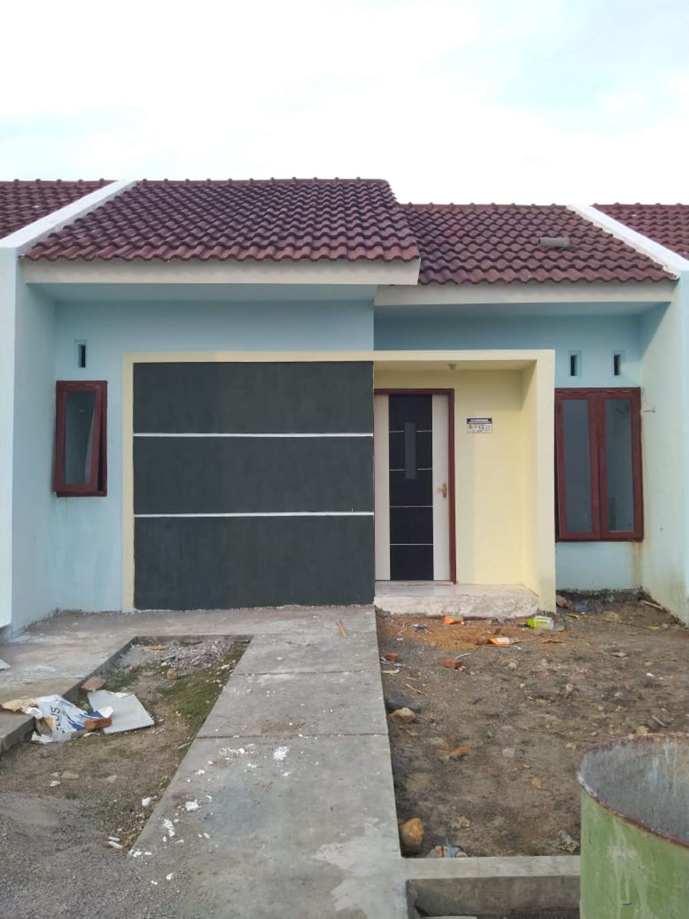 foto tampak rumah tipe SUBSIDI perumahan GREEN STAR RESIDENCE BRANGKAL