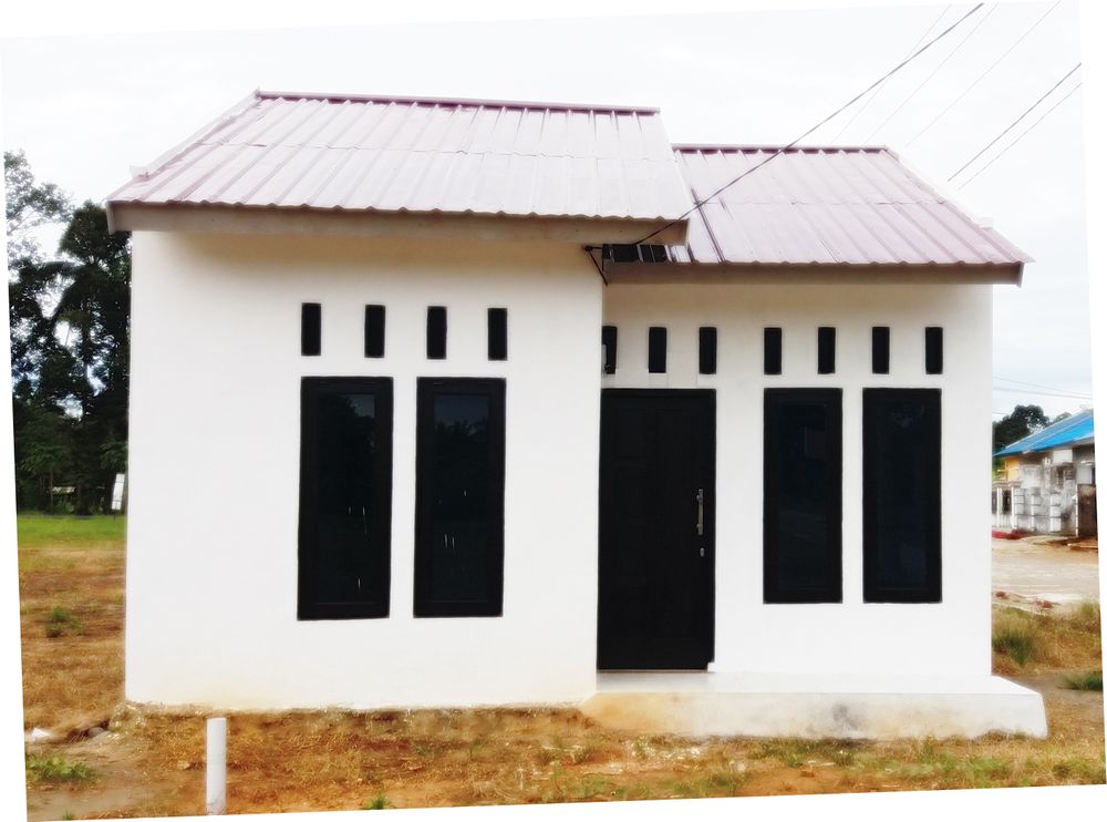 foto tampak rumah tipe 36 perumahan QITO RESIDENCE