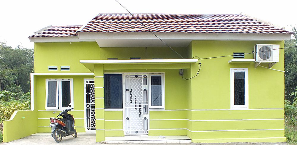 foto tampak rumah tipe 45 perumahan QITO RESIDENCE