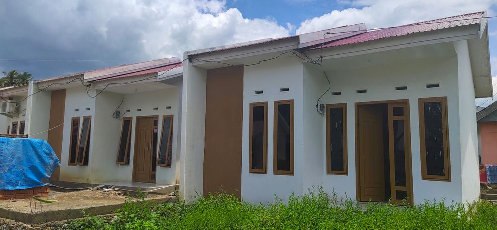 foto tampak rumah tipe 36/100 perumahan gardenia residence