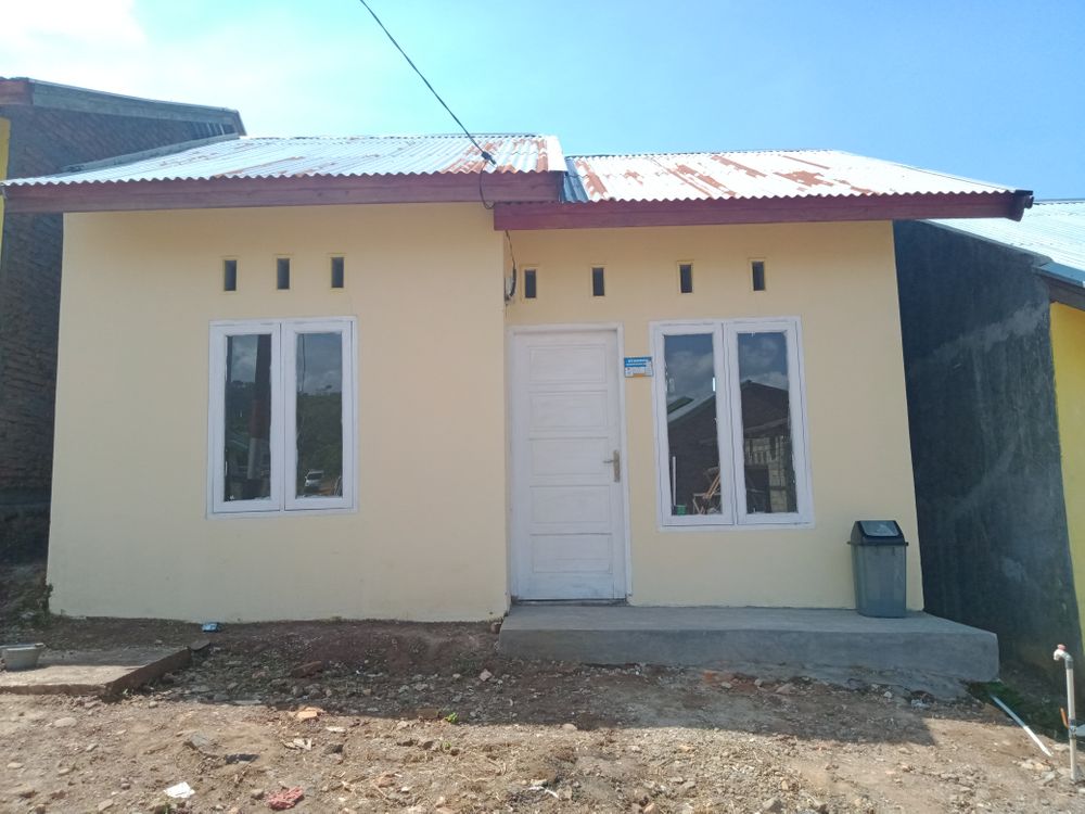 foto tampak rumah tipe 36 perumahan BUKIT NAPA PERMAI II