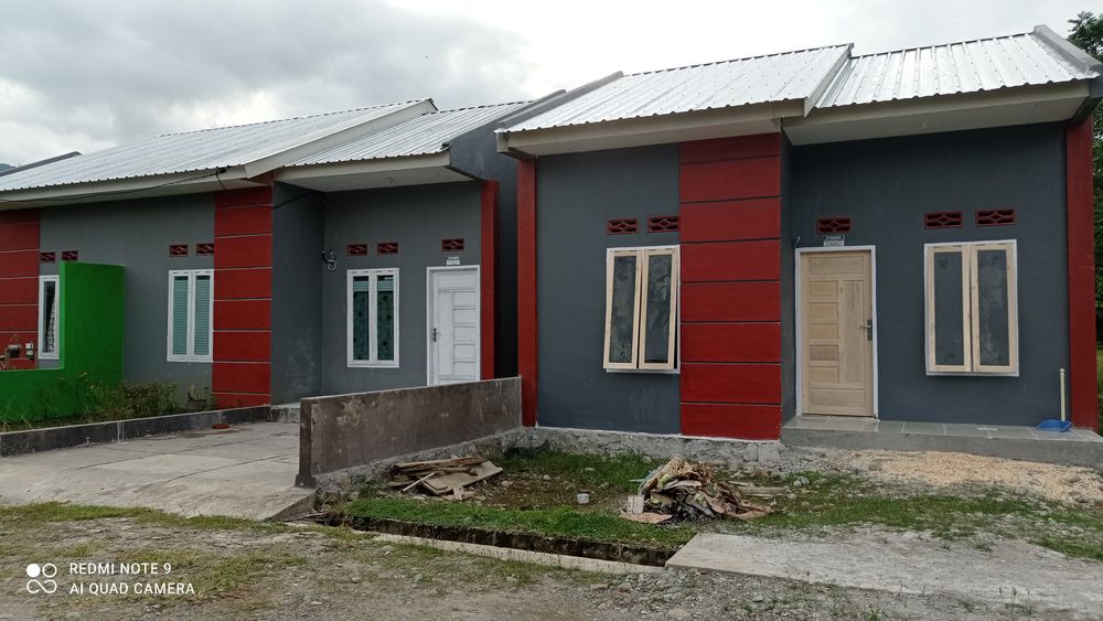 foto tampak rumah tipe 36/91 perumahan Indah Lestari