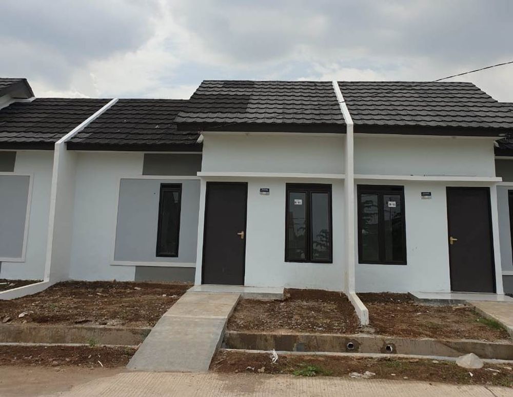 foto tampak rumah tipe 30/66 perumahan Cipta Karya Residence