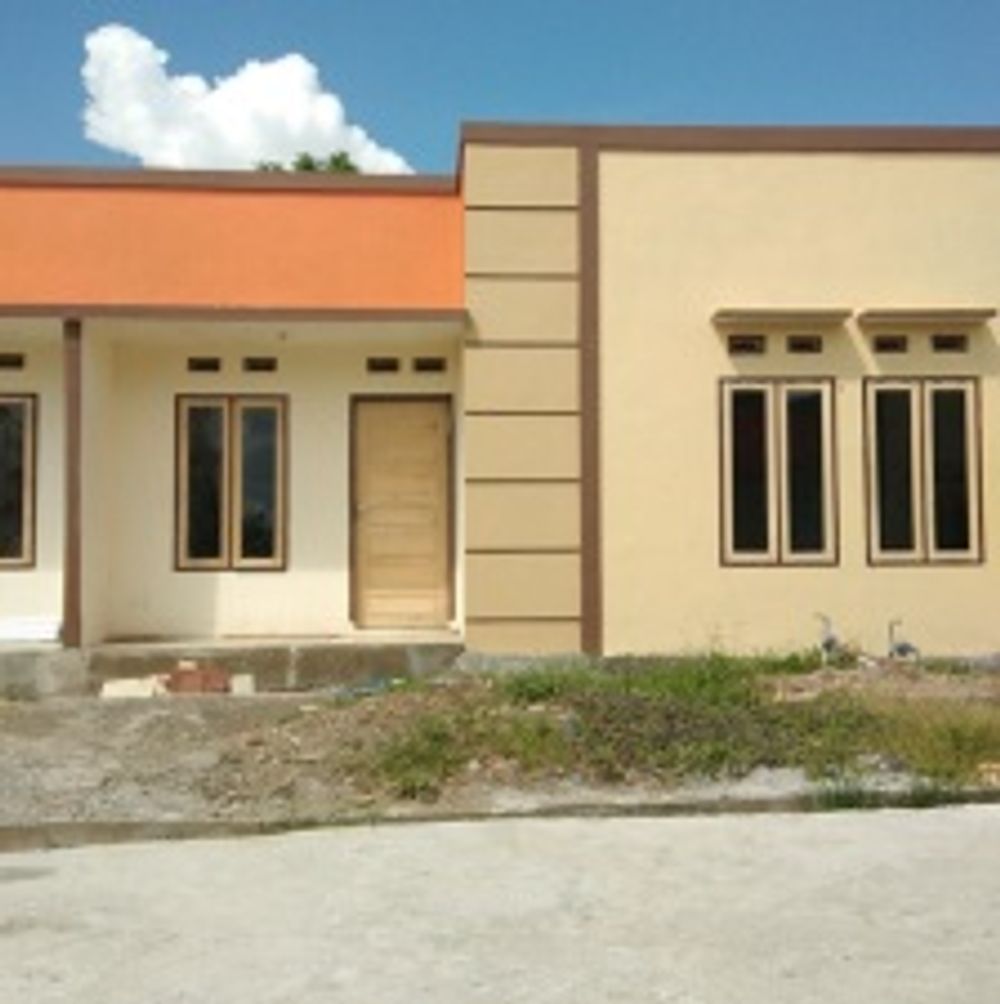 foto tampak rumah tipe 36 / 78 perumahan Griya permata sari wirabuana