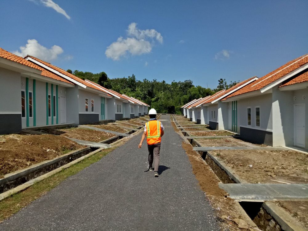 foto tampak rumah tipe RST 36/72 NEW2021 perumahan Perumnas Griya Karangpawitan