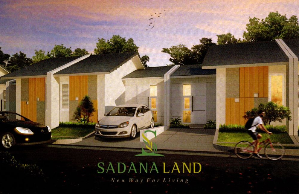 foto tampak rumah tipe 30 perumahan Sadana Land I
