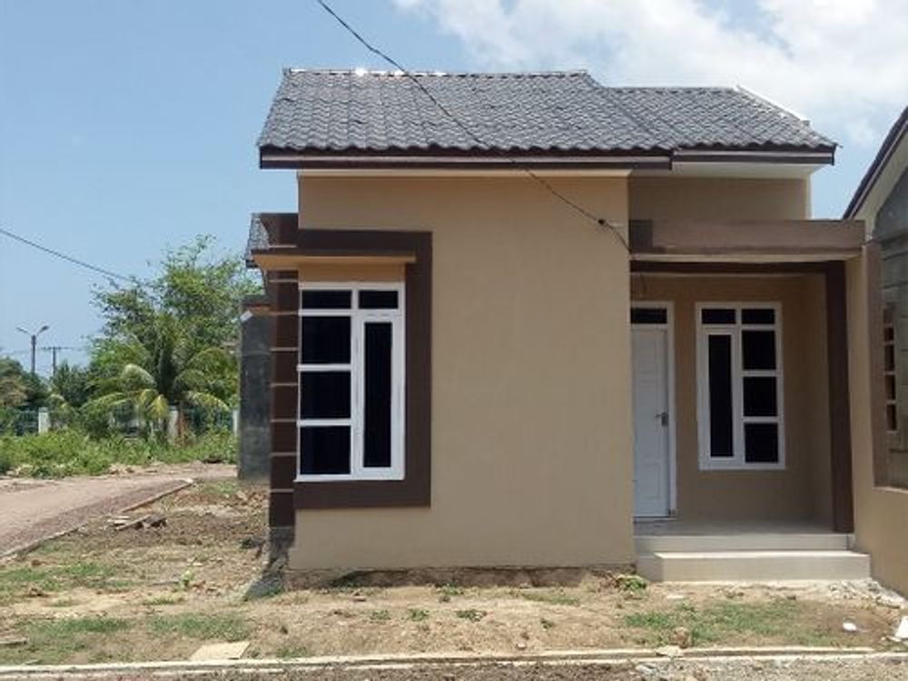 foto tampak rumah tipe 36 perumahan VILLA BLANG BUNDI