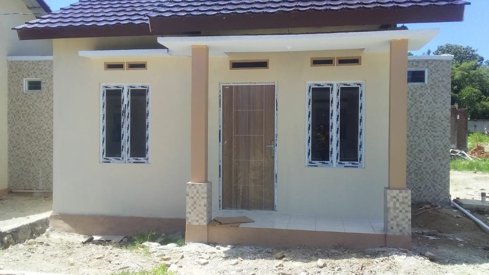 foto tampak rumah tipe 36 perumahan Griya indah lestari
