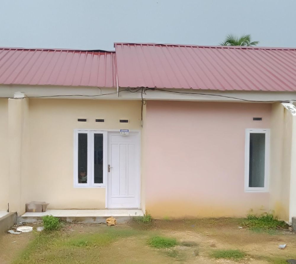 foto tampak rumah tipe 36/72 perumahan BUKAKA RESIDENCE