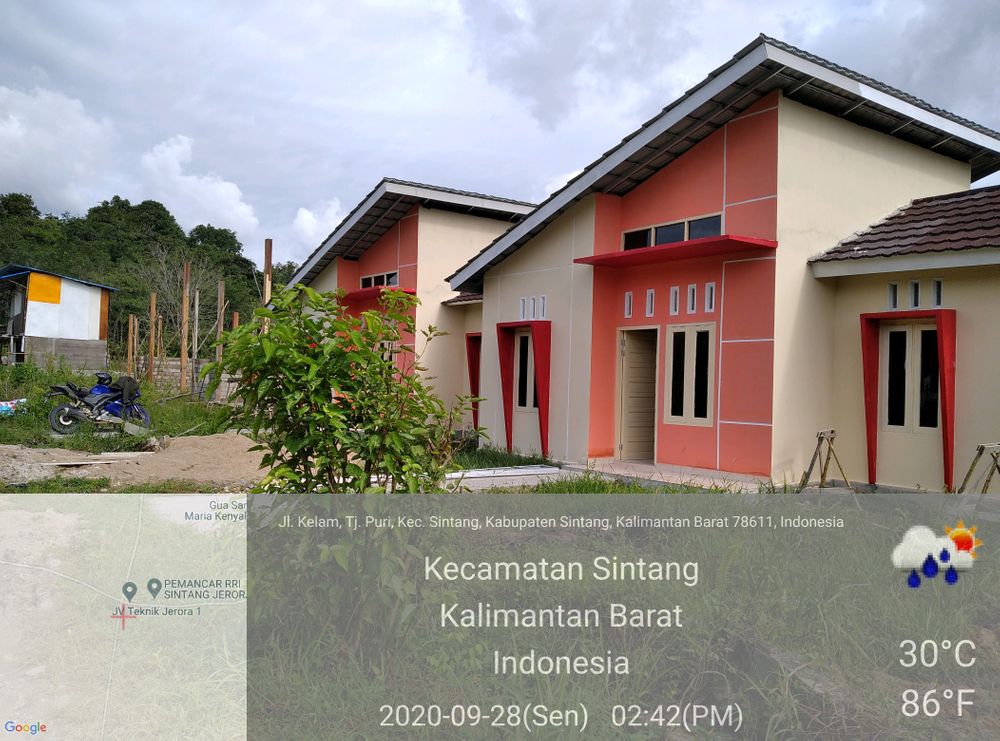 foto tampak rumah tipe 36 perumahan JERORA UTAMA