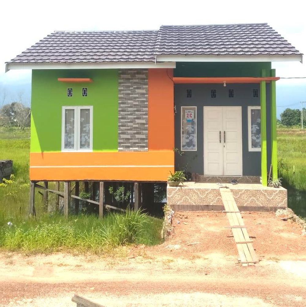 foto tampak rumah tipe 36 / 100 perumahan GRIYA PERMATA INDAH 2