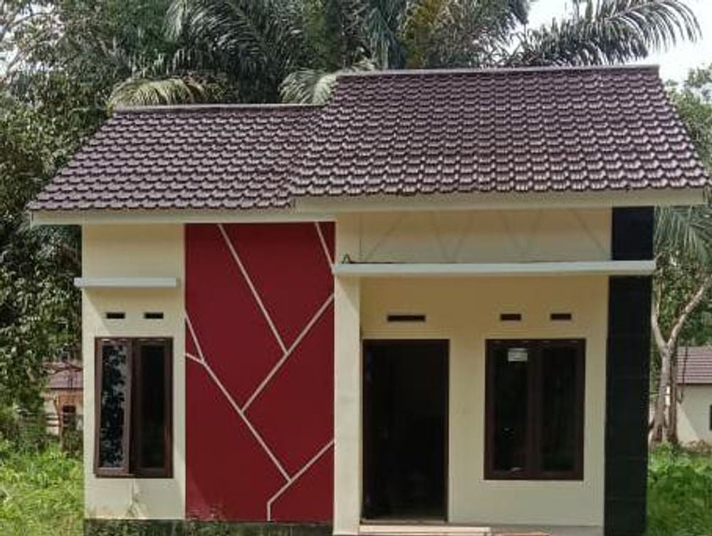 foto tampak rumah tipe 36 perumahan mega cipta residence
