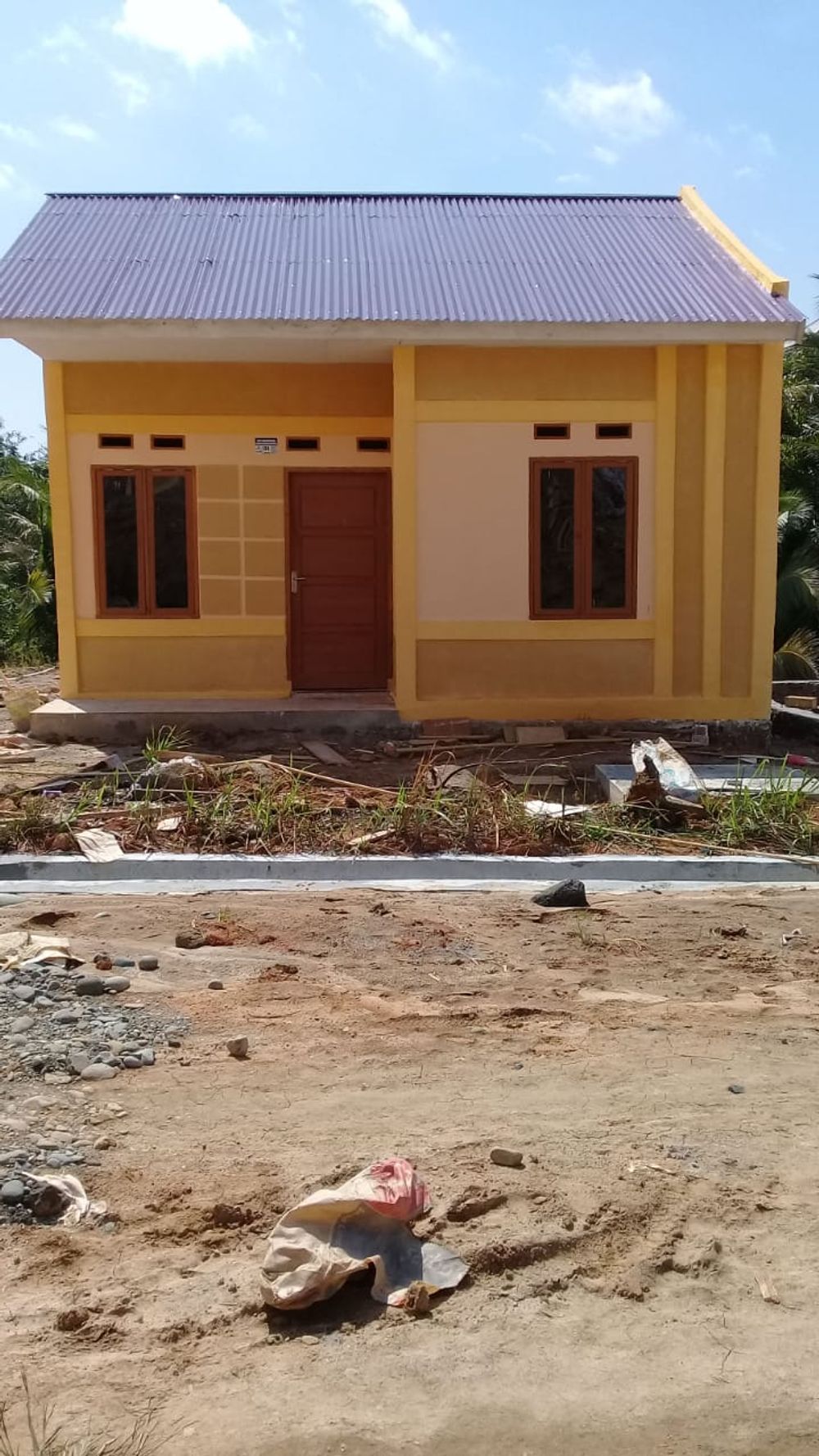foto tampak rumah tipe 36 perumahan GRIYA ANDIKA ALFATINDO