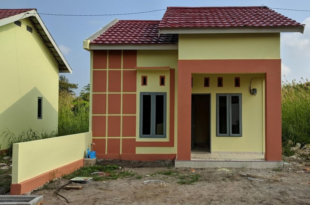 foto tampak rumah tipe 36 perumahan WIJAYA PERMAI RESIDENCE
