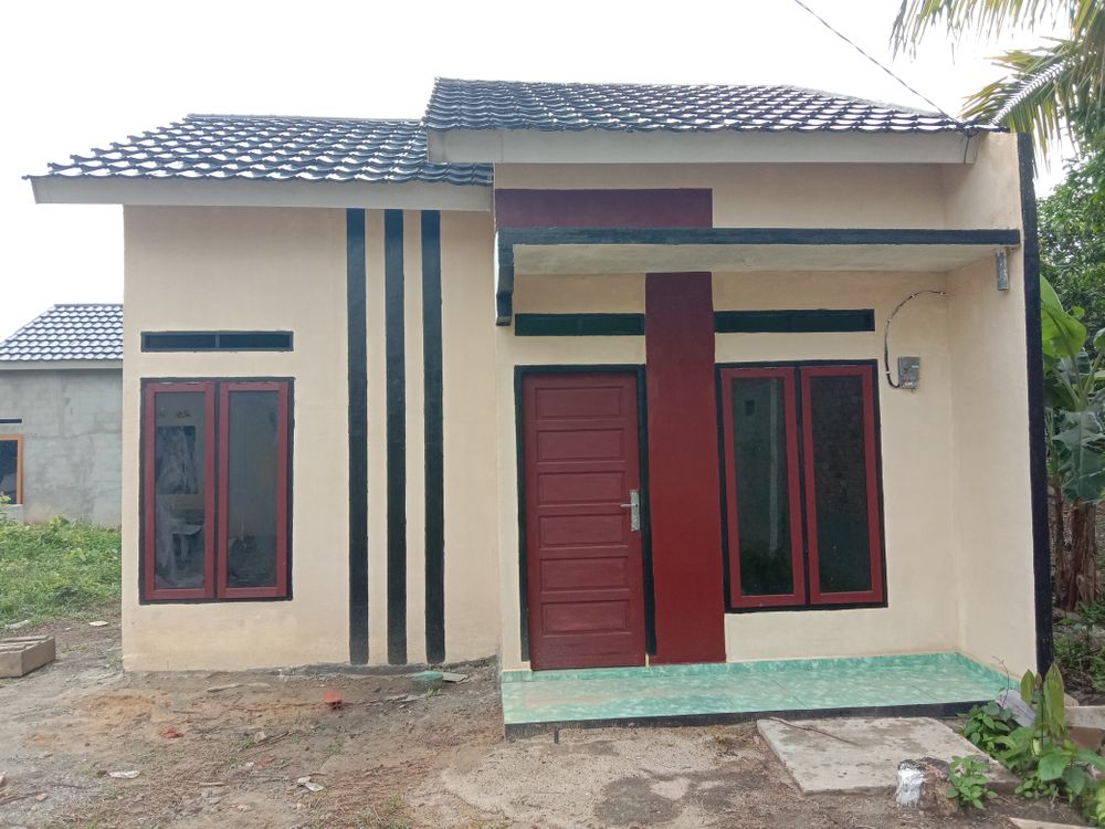 foto tampak rumah tipe 36/91 perumahan Griya Alam Lestari 1