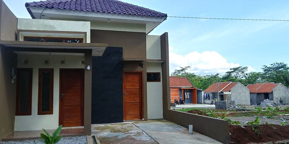 foto tampak rumah tipe 40 perumahan Taman Ayu Resident
