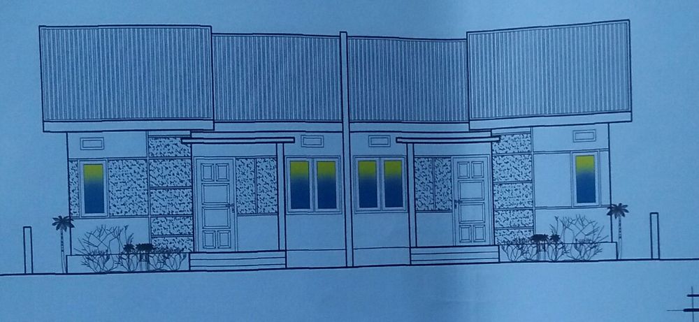 foto tampak rumah tipe 36 perumahan BUKIT SAFANA MASAMBA