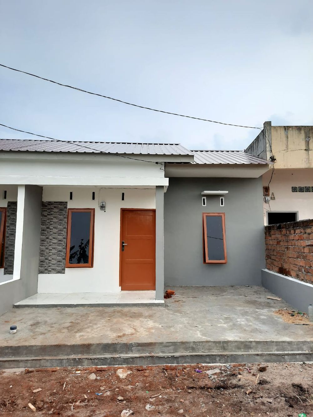 foto tampak rumah tipe 36 perumahan PERUMAHAN MUTIARA RESIDENCE