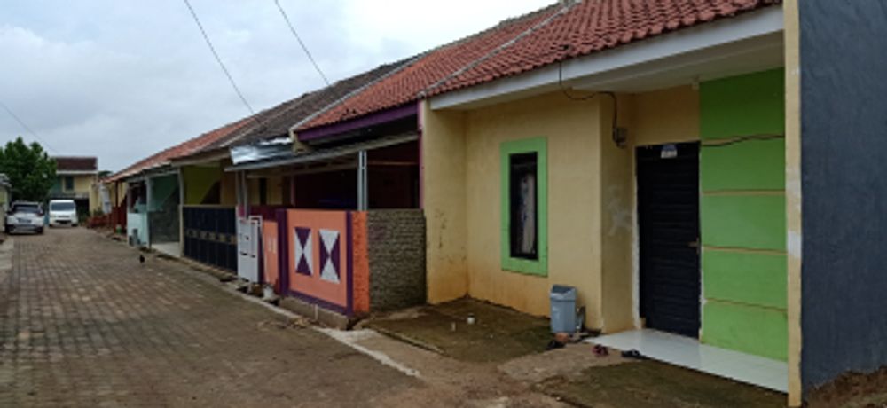 foto tampak rumah tipe 36 perumahan LINSO LESTARI