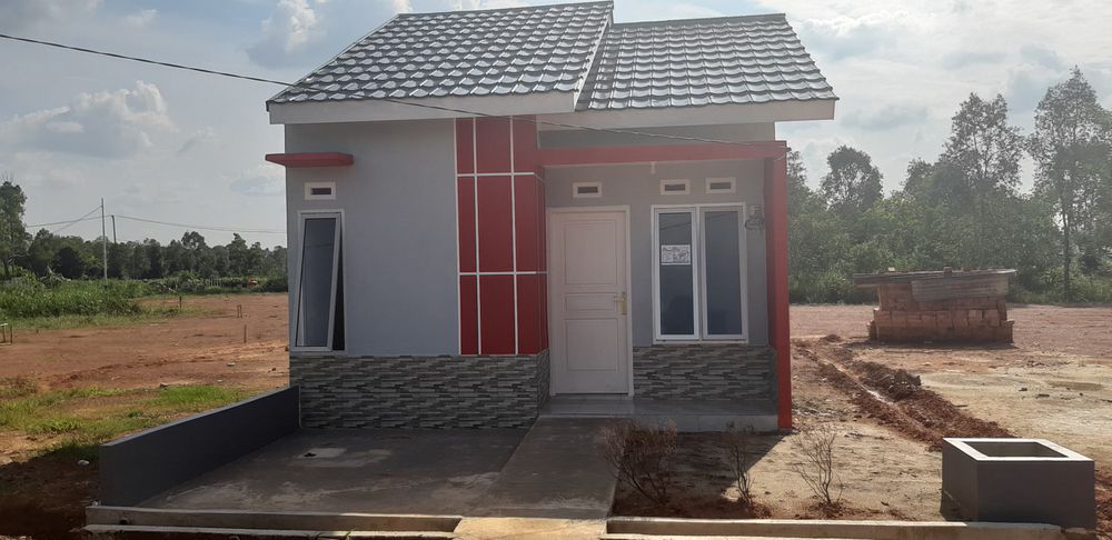 foto tampak rumah tipe 36/78 perumahan BCC RESIDENCE