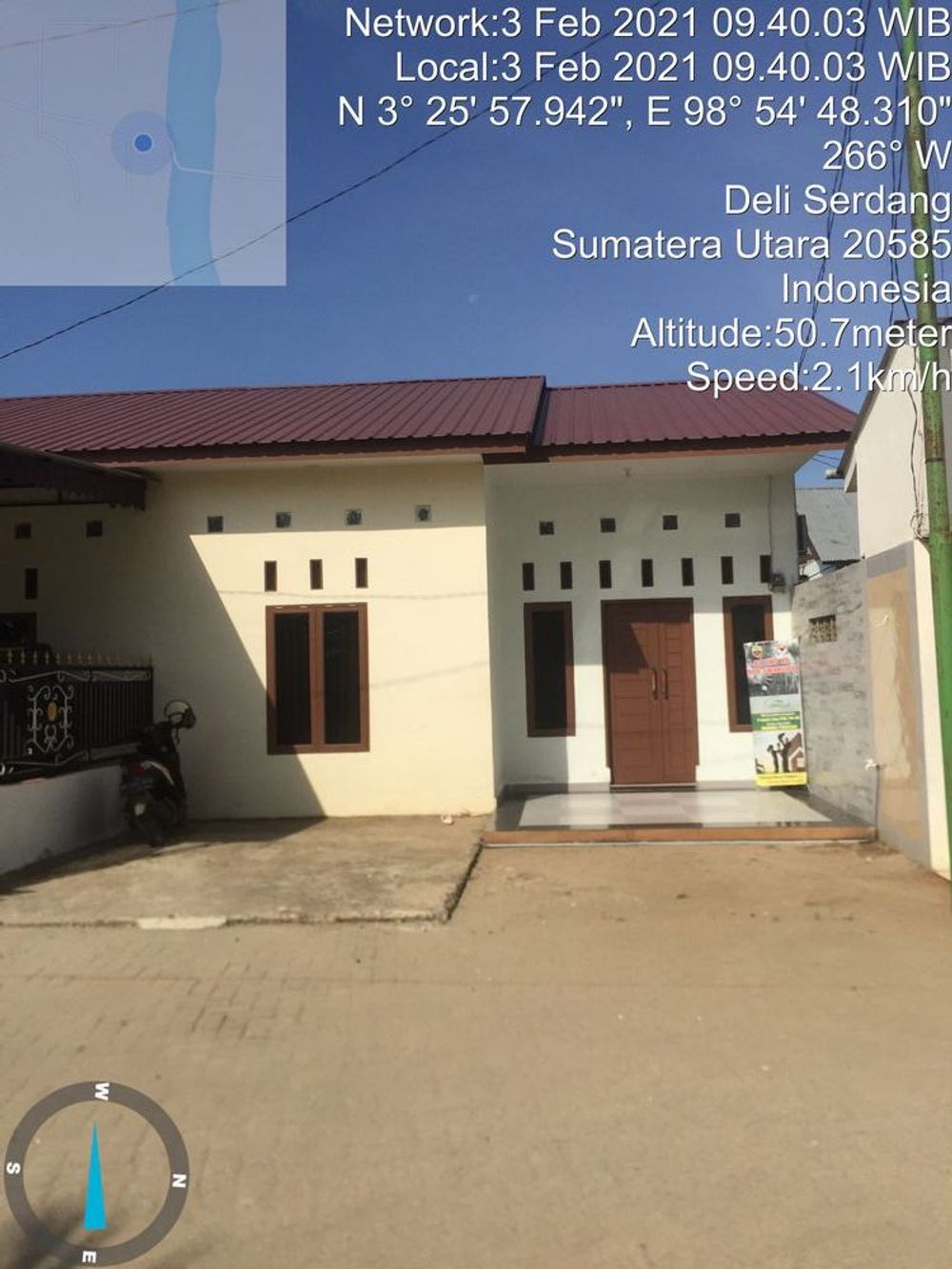 foto tampak rumah tipe 36 perumahan TAMAN PATRIOT HIJAU