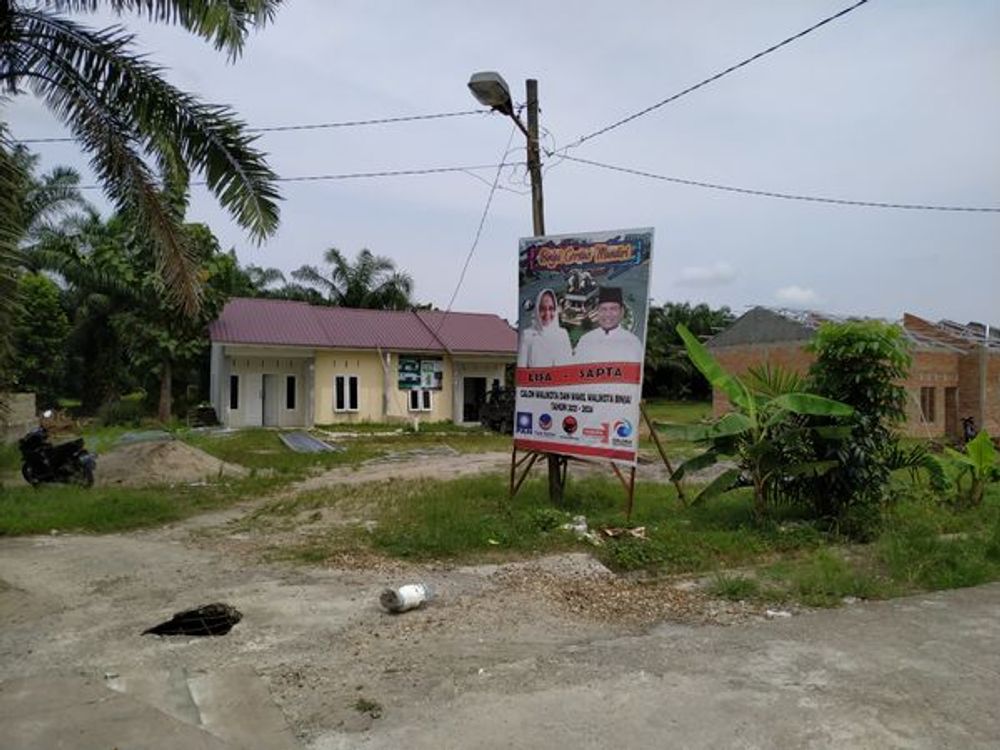 foto tampak rumah tipe 36 perumahan Graha Mutiara