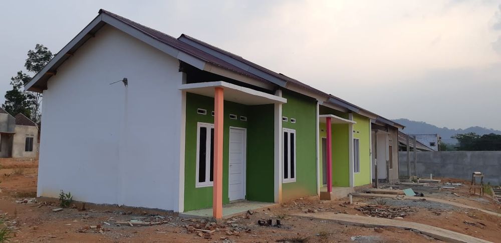 foto tampak rumah tipe 36 perumahan Griya surya toha