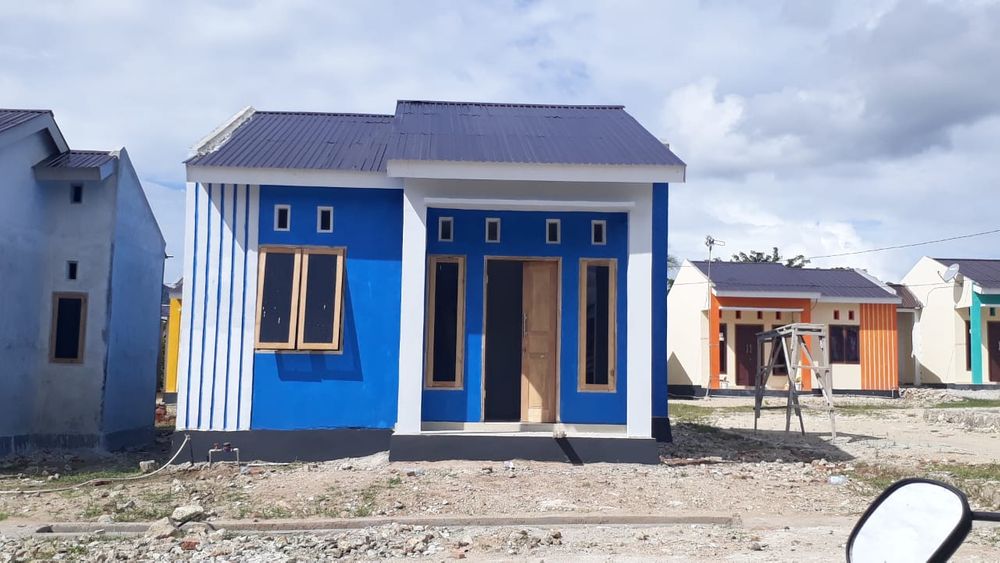 foto tampak rumah tipe 36 / BLOK B 18 perumahan Griya Hutuo Permai