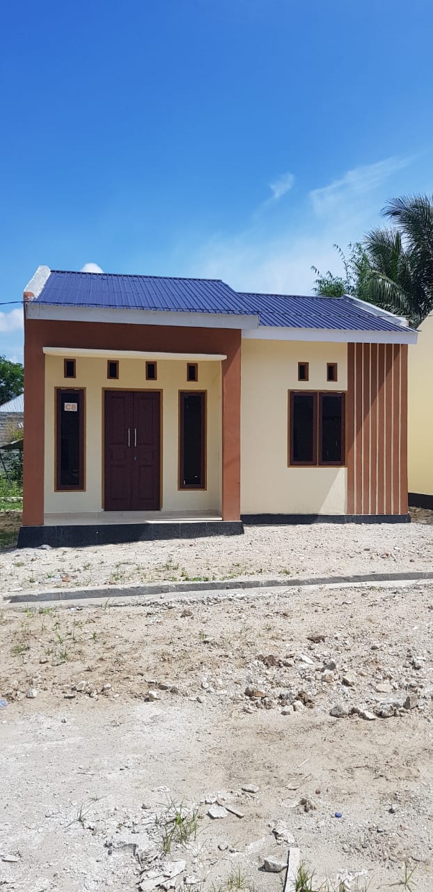 foto tampak rumah tipe 36 / BLOK C 8 perumahan Griya Hutuo Permai