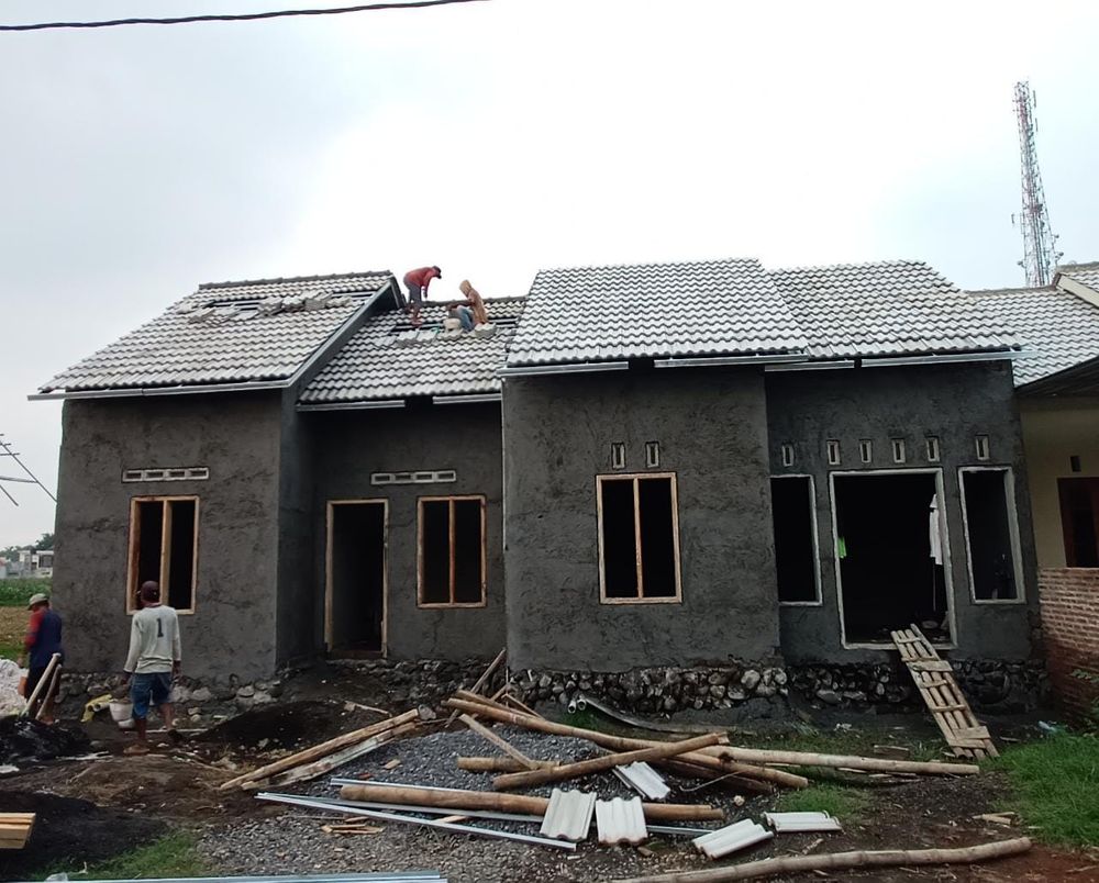 foto tampak rumah tipe 36 perumahan PURI DEWATA