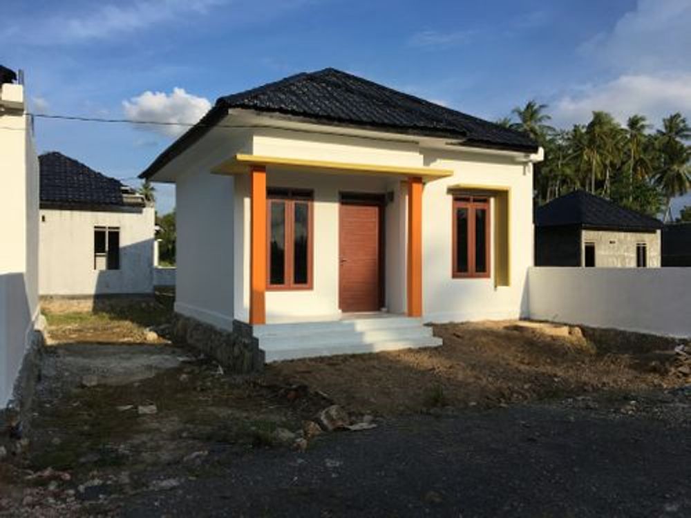 foto tampak rumah tipe 36 perumahan GREEN RUMBIA RESIDENCE