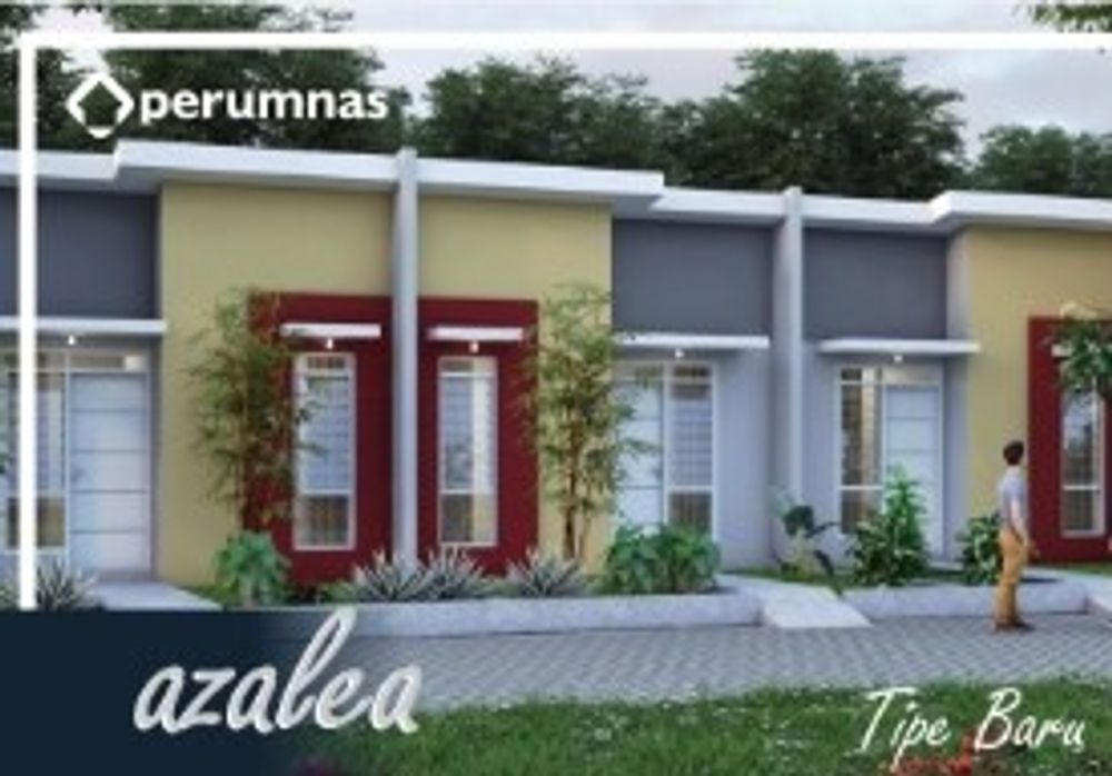 foto tampak rumah tipe Rst. 27A/90 perumahan Bumi Bajeng Permai Takalar