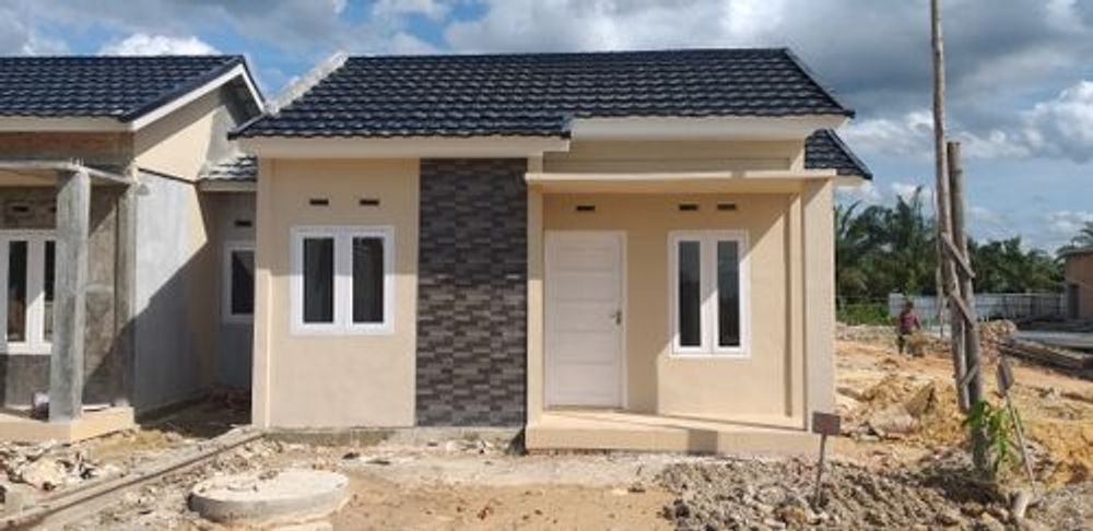 foto tampak rumah tipe 36/112 perumahan Madani Kerinci Indah