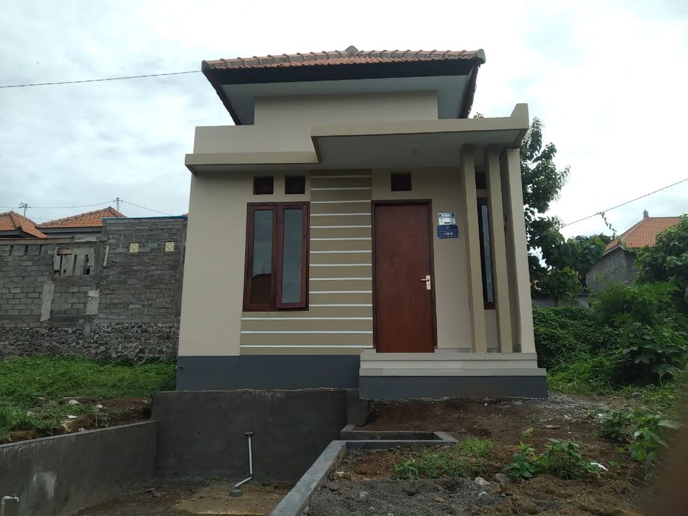 foto tampak rumah tipe 30/60 perumahan GRAHA ADI TERRACE