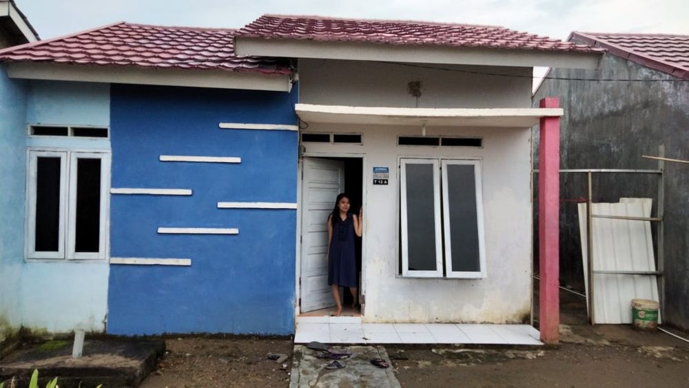 foto tampak rumah tipe 36 perumahan Graha Citra Pesona 3