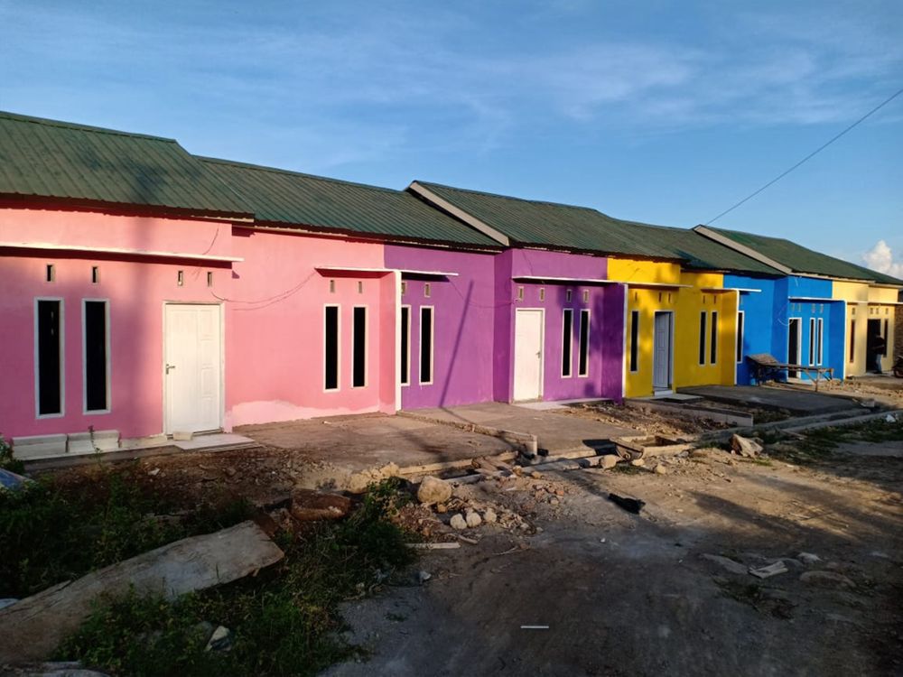 foto tampak rumah tipe 36/72 perumahan GREEN LINO RESIDENCE II BANTAENG