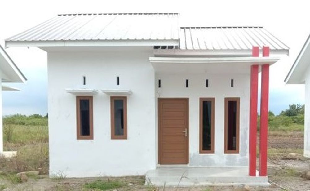 foto tampak rumah tipe 36 perumahan Pintoe Jeumpa Residence