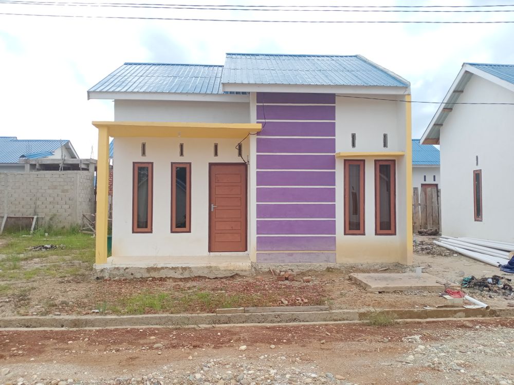 foto tampak rumah tipe 36/120 perumahan PERTANUSA PERMAI REGENCY Tahap-2