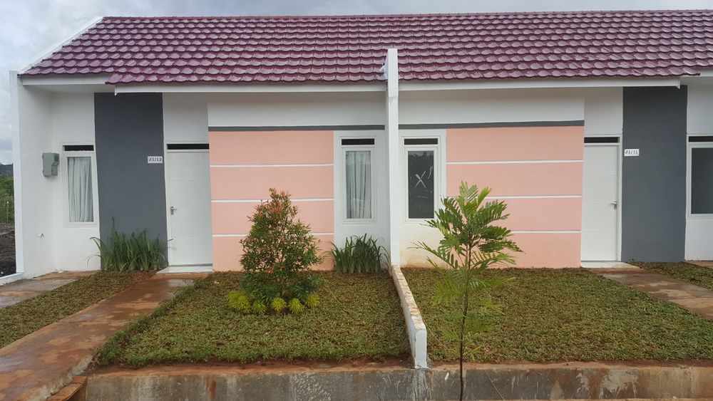 foto tampak rumah tipe 30/72 perumahan Kota Bahodopi