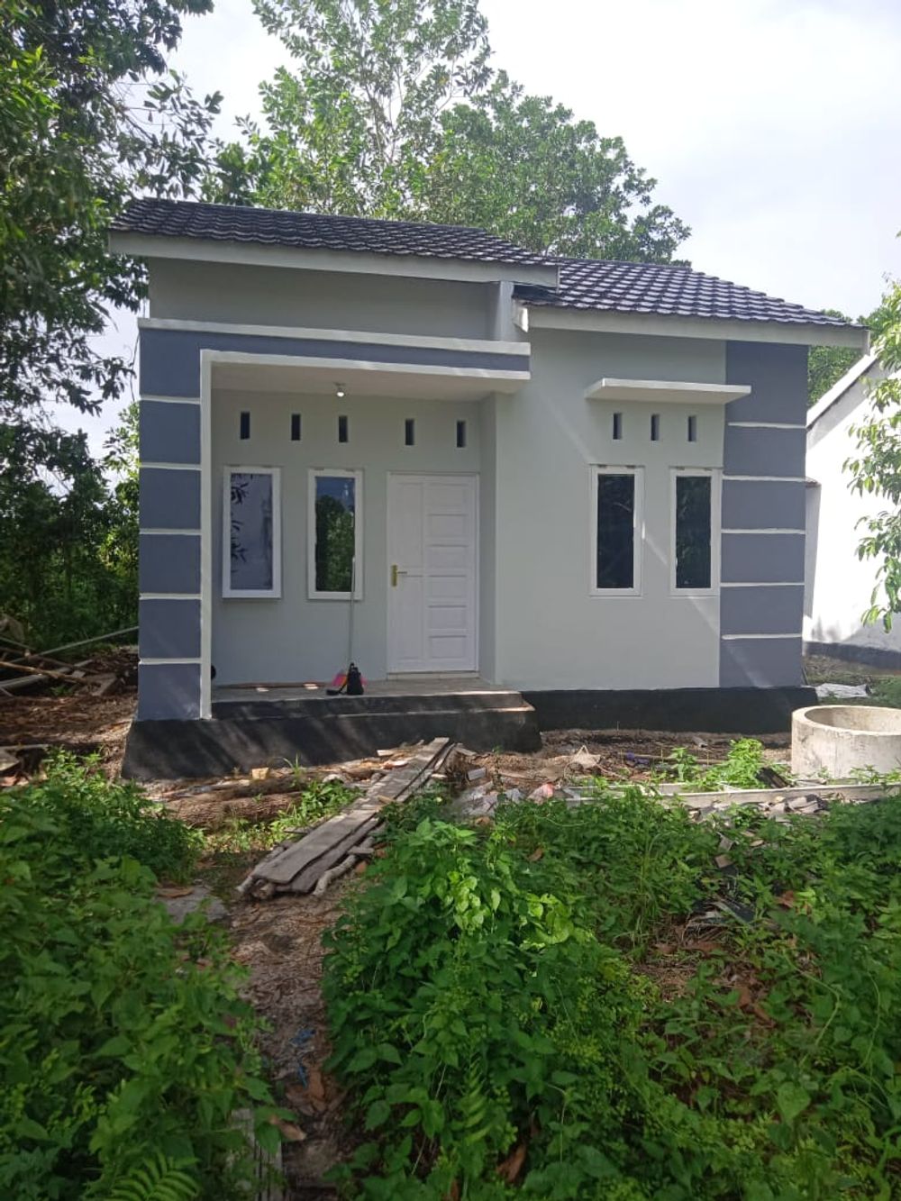 foto tampak rumah tipe 36 perumahan Kurnia Asri